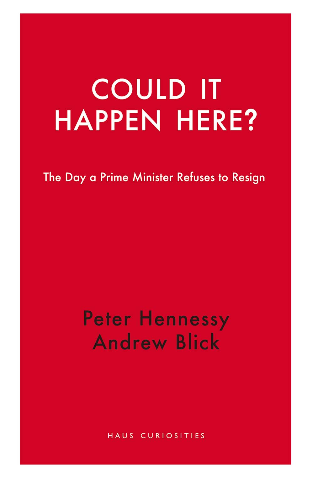 Cover of "Could It Happen Here?"